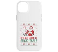 It’s Not Going To Suck Itself Funny Ugly Christmas Sweater Case for iPhone 14 Plus