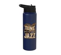 It´s Not Out of Tune It´s Jazz - Jazz Band Stainless Steel Insulated Water Bottle