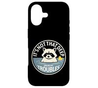 It’s Not That Deep, Unlike My Troubles Raccoon Bathing Humor Case for iPhone 17