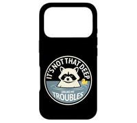It’s Not That Deep, Unlike My Troubles Raccoon Bathing Humor Case for iPhone 17 Pro