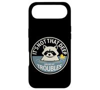 It’s Not That Deep, Unlike My Troubles Raccoon Bathing Humor Case for iPhone Air