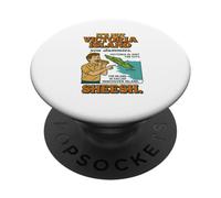 It’s Not Victoria Island Funny Vancouver Island Design PopSockets Adhesive PopGrip