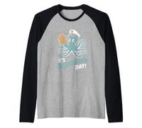 It’s Oceanography Day Marine Science Study Sea Oceanographer Raglan Baseball Tee