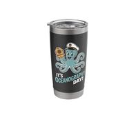 It’s Oceanography Day Marine Science Study Sea Oceanographer Stainless Steel Insulated Tumbler