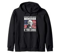 It’s Only Treason If You Lose George Washington Patriotic Zip Hoodie