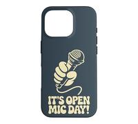 It’s Open Mic Day Comedy Music Poetry Slam Amateur Performer Case for iPhone 16 Pro