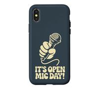 It’s Open Mic Day Comedy Music Poetry Slam Amateur Performer Case for iPhone X/XS