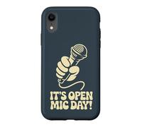 It’s Open Mic Day Comedy Music Poetry Slam Amateur Performer Case for iPhone XR