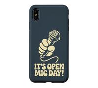 It’s Open Mic Day Comedy Music Poetry Slam Amateur Performer Case for iPhone XS Max