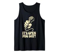 It’s Open Mic Day Comedy Music Poetry Slam Amateur Performer Tank Top