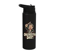 It’s Orchestra Day Music Instrument Symphony Classical Music Stainless Steel Insulated Water Bottle