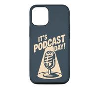 It’s Podcast Day Microphone Content Creator Show Podcaster Case for iPhone 12/12 Pro
