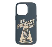 It’s Podcast Day Microphone Content Creator Show Podcaster Case for iPhone 13 Pro