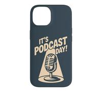 It’s Podcast Day Microphone Content Creator Show Podcaster Case for iPhone 14