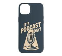 It’s Podcast Day Microphone Content Creator Show Podcaster Case for iPhone 14 Plus