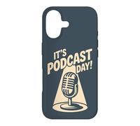 It’s Podcast Day Microphone Content Creator Show Podcaster Case for iPhone 17