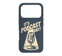 It’s Podcast Day Microphone Content Creator Show Podcaster Case for iPhone 17 Pro
