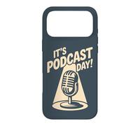 It’s Podcast Day Microphone Content Creator Show Podcaster Case for iPhone 17 Pro Max