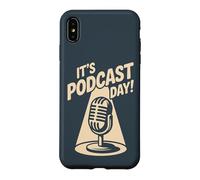 It’s Podcast Day Microphone Content Creator Show Podcaster Case for iPhone XS Max