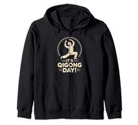 It’s Qigong Day Tai Chi Wellness Energy Chinese Healing Chi Zip Hoodie