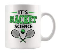 It s Racket Science Tennis Gifts Player Coach | Ceramic Coffee Mug | 11 OZ