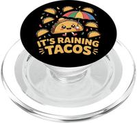 It’s Raining Tacos Funny Kawaii Food Lover Art PopSockets PopGrip for MagSafe