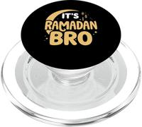 It’s Ramadan Bro Happy Fasting Islamic Crescent Moon Muslim PopSockets PopGrip for MagSafe