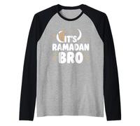 It’s Ramadan Bro Happy Fasting Islamic Crescent Moon Muslim Raglan Baseball Tee