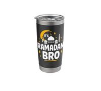 It’s Ramadan Bro Happy Fasting Islamic Crescent Moon Muslim Stainless Steel Insulated Tumbler