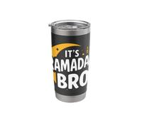 It’s Ramadan Bro Happy Fasting Islamic Crescent Moon Muslim Stainless Steel Insulated Tumbler
