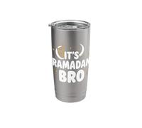 It’s Ramadan Bro Happy Fasting Islamic Crescent Moon Muslim Stainless Steel Insulated Tumbler