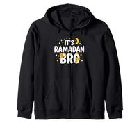 It’s Ramadan Bro Happy Fasting Islamic Crescent Moon Muslim Zip Hoodie