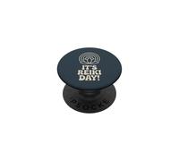 It’s Reiki Day Energy Healing Practitioner Wellness Healer PopSockets Adhesive PopGrip