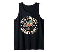 It’s Roller Derby Day Skating Sport Team Jammer Derby Skater Tank Top