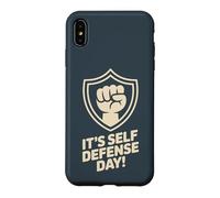 It’s Self Defense Day Personal Safety Combat Martial Arts Case for iPhone XS Max
