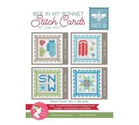 It#s Sew EmmaLori Holt Cross Stitch Patterns - Bee in My Bonnet Stitch Cards Set S (Pattern Only, Not a Kit)