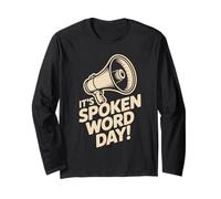 It’s Spoken Word Day Poet Performance Night Slam Poetry Long Sleeve T-Shirt