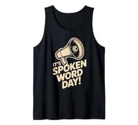 It’s Spoken Word Day Poet Performance Night Slam Poetry Tank Top
