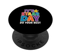 It’s STAAR Day Don’t Stress Do Your Best Shirt Teacher PopSockets Adhesive PopGrip