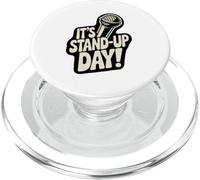 It’s Standup Day Comedy Club Performance Improv Comedian PopSockets PopGrip for MagSafe