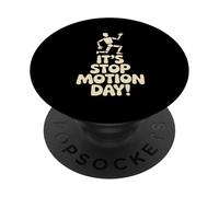 It’s Stop Motion Day Animation Film Art Filmmaker Claymation PopSockets Adhesive PopGrip