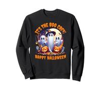 It’s The Boo Crew Happy Halloween Ghosts Design Sweatshirt