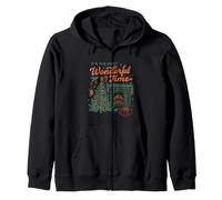 It’s the Most Wonderful Time Christmas Tree Holiday Zip Hoodie