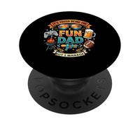 It’s Tough Being the Fun Dad Humor Design Funny Graphic PopSockets Adhesive PopGrip