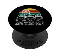 It’s What Moves Me Funny Gaming Vintage WASD PC Gamer PopSockets Adhesive PopGrip