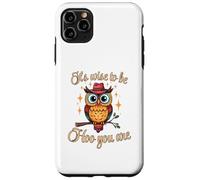It’s Wise to Be Hoo You Are Inspirational Owl Pun Fun Case for iPhone 11 Pro Max
