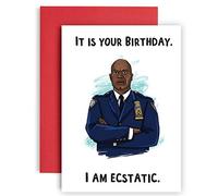 It’s Your Birthday I’m Ecstatic - Funny Birthday Card Raymond Holt - Brooklyn Nine Nine Card - happy birthday card for her - best friend birthday card - funny birthday card for her - A5