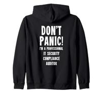 IT Security Compliance Auditor Zip Hoodie