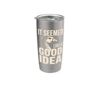 It Seemed Like A Good Idea Goose Joke Meme Stainless Steel Insulated Tumbler