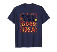 It Seemed Like A Good Idea - Witty Brainstorming Quote T-Shirt, Men, Navy, S